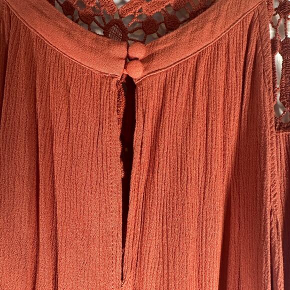 Boho Beauty: Torrid Crochet Halter Tank – Burnt Orange – Size 5X - Picture 11 of 11